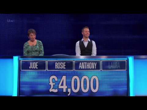 Rosie Gets Her TLC Question Wrong - The Chase