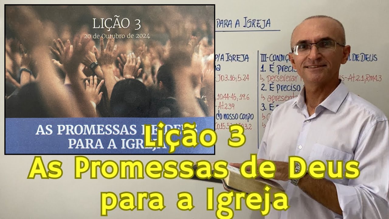 EBD Lição 3 As Promessas de Deus para a Igreja Resumo de Aula