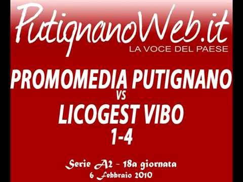 SINTESI: PROMOMEDIA PUTIGNANO - LICOGEST VIBO 1-4