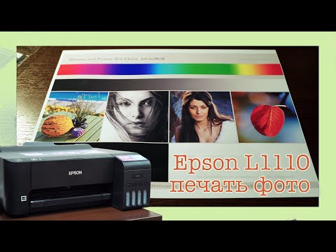 Принтер Epson L1110 черный - Видео