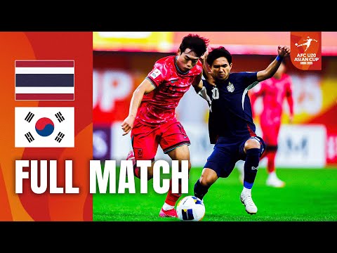 Thailand vs. Korea Republic | Full Match | AFC U20 Asian Cup™ China 2025
