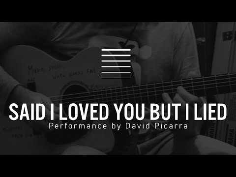 Michael Bolton - Said I Loved You But I Lied guitar solo (David Piçarra cover)