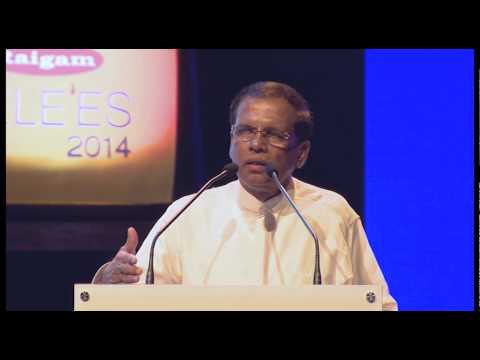 President Maithripala Sirisena  - Raigam Tele'es 2014 Award Ceremony