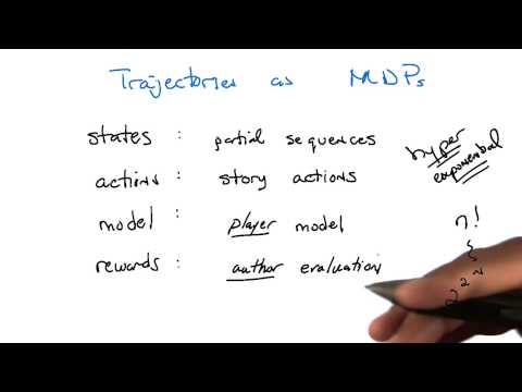 Trajectories as MDPs