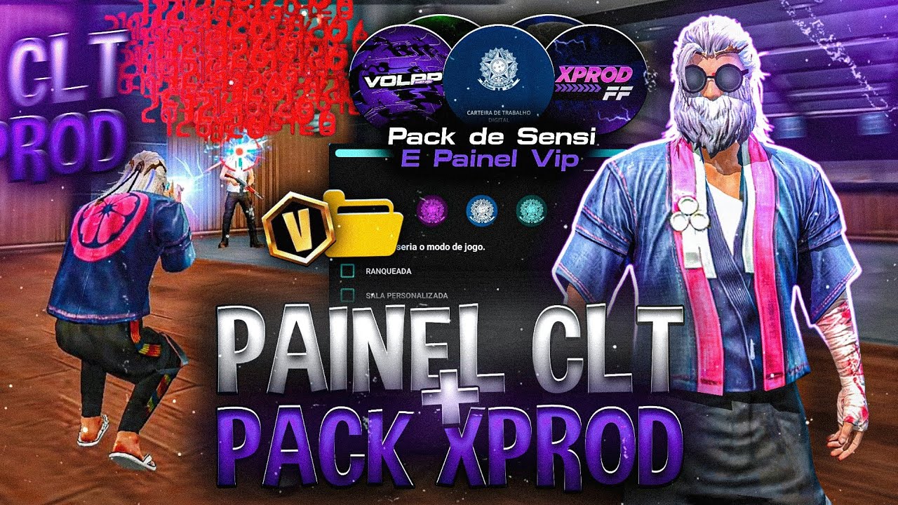 Nova Atualização 🥶 PAINEL CLT - PACK VOLPP SENSI + PACK ULTRA do XPROD pra [ ANDROID e IPHONE ] 📲🍓