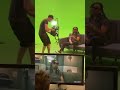 Live compositing with real time camera tracking. #virtualproduction #greenscreen #aximmetry