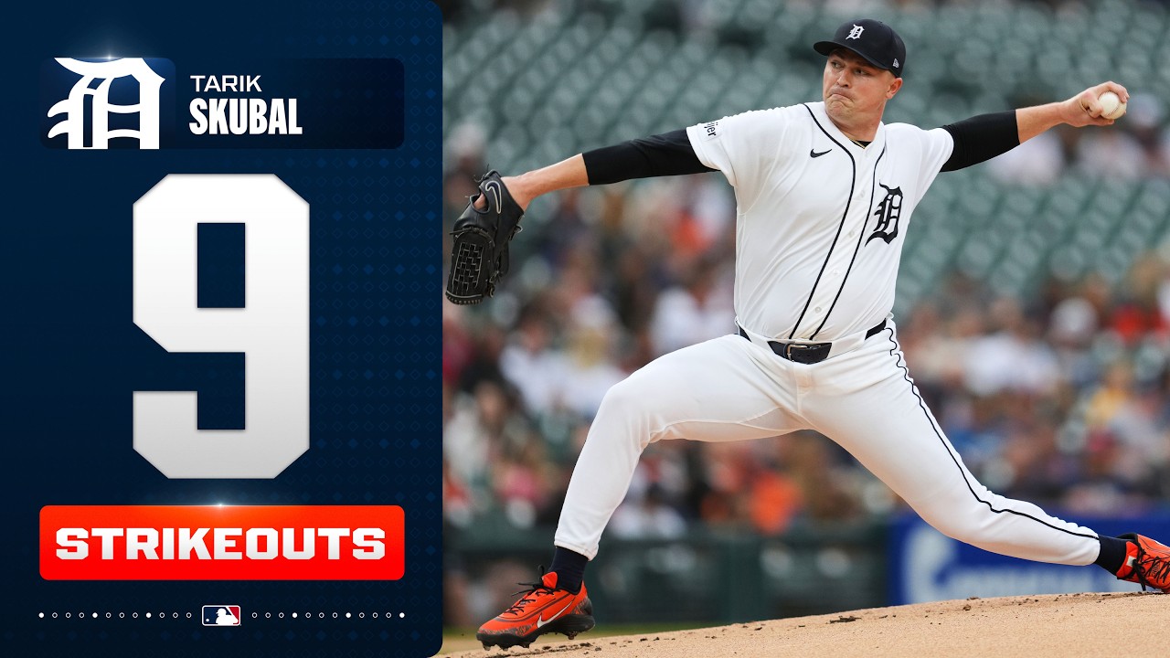 EVERY strikeout from Tarik Skubal's start against the Yankees 😤 (9 Ks in 6 innings!)