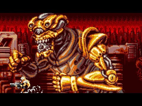 Blazing Chrome (Contra-like) All Bosses (No Damage)