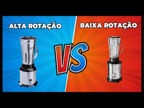 ⚡Liquidificador de Alta Rotação e Liquidificador de Baixa Rotação Qual a Diferença? Custo Benefício