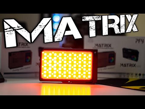 Best Portable Video RGB Light Until Now! MATRIX Video Light