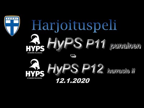 Harjoituspeli HyPS P11 Punainen - HyPS P10 Sininen 12.6.2020