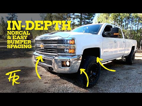 NORCAL + BUMPER SPACING an L5P DURAMAX [ 2014-2019 2500 & 3500 Silverado or Sierra ]
