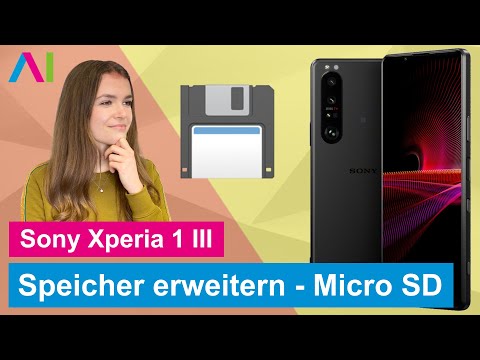 Sony Xperia 1 III - Speicher erweitern - Micro SD-Karte einlegen • 💾 • 📲 • 📈 •