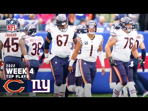 Chicago Bears Top Plays vs. New York Giants | 2022 Regular Season Week 4