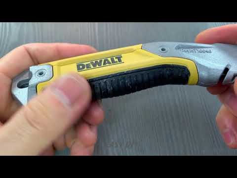 RELAXING DEWALT KNIFE REBUILT AND HOW IT WORKS