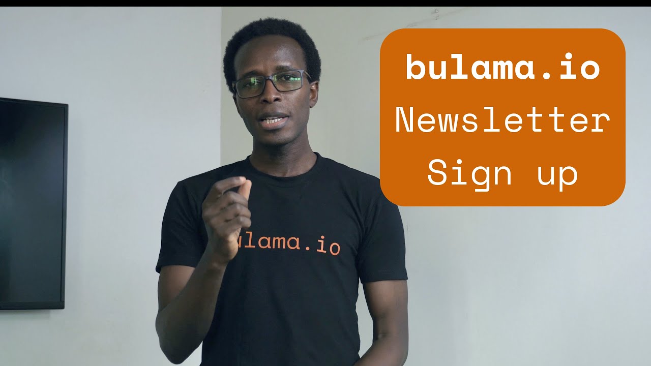 bulama.io - Newsletter Subscription