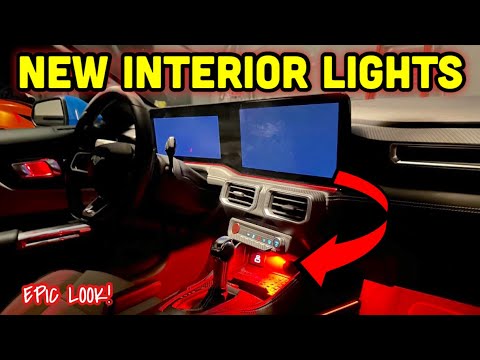 RGB LIGHTS! 2024 Mustang S650 gets NEW interior LIGHTING! *EPIC COLORS*