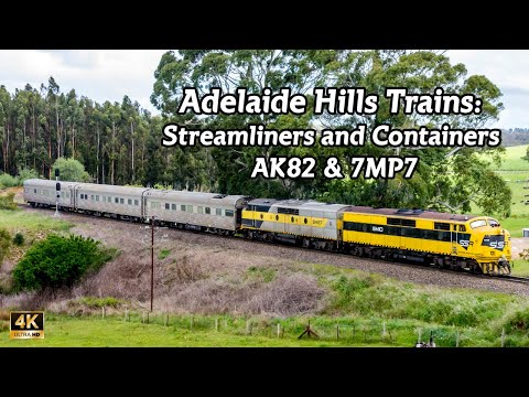 Adelaide Hills Trains: Streamliners and Containers AK82 & 7MP7