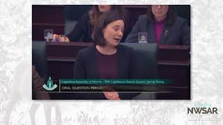 MLA for Grande Prairie-Wapiti questions about hurting forestry