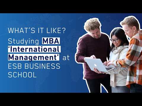 ESB Business School and ESB_MBA_FT