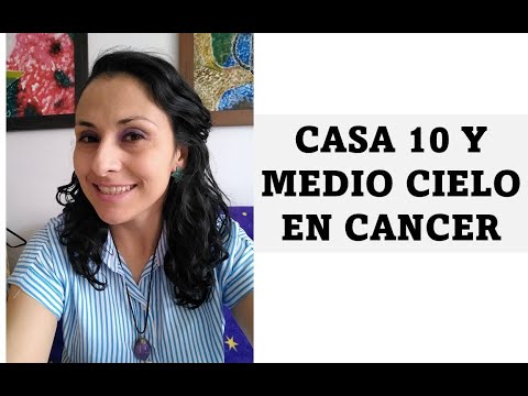Casa 10 y Medio Cielo en CANCER ♋