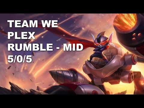 Team WE Plex Mid Rumble vs LeBlanc - KR Grandmaster Patch 10.9