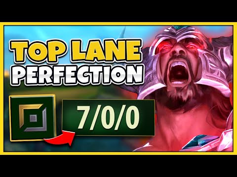 Perfect Top Lane Strategy Ends Games In 15! | Season 11 Tryndamere  - League of Legends