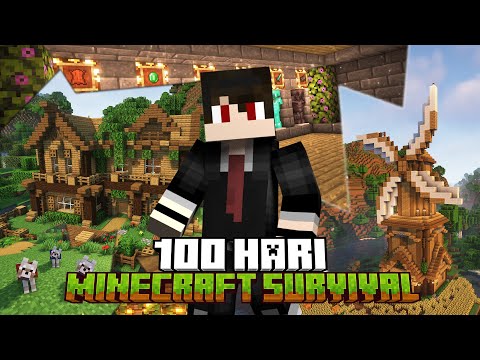 100 Hari di Minecraft Survival Kaishi