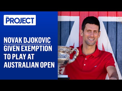 Novak Djokovic Given Exemption To Play At Australian Open