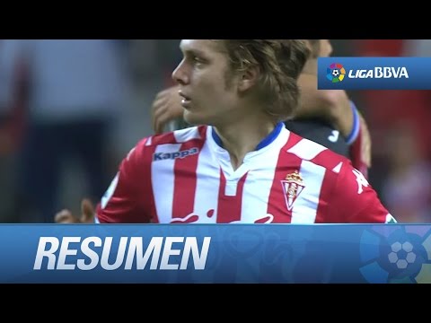 Resumen de Sporting de Gijón (1-2) Getafe CF