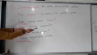 4. Sınıf kişi zamiri (adılı) ile gösterme/ işaret zamiri nasıl ayırt e