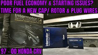 How To Replace Distributor Cap & Rotor • 97 - 01 Honda CRV B20 B-Series • #ThatBeardedMechanic