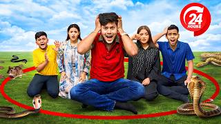 ২৪ ঘণ্টা বৃত্তের ভিতরে থাকার প্রতিযোগিতা | Living in a Circle For 24 Hrs Challenge | Rakib Hossain