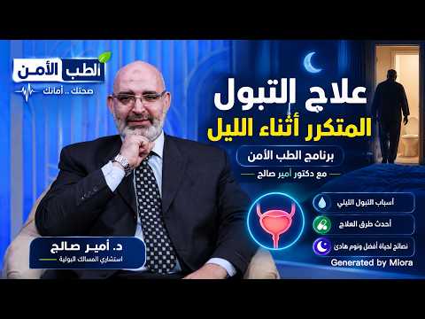علاج التبول المتكرر أثناء الليل برنامج الطب الأمن مع دكتور أمير صالح
