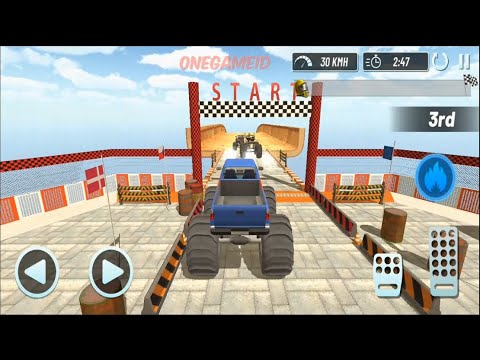 Monster Truck Mega Ramp Extreme Stunts GT Racing - Impossible Car Game gameplay 2020
