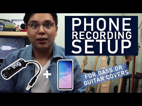 Record Bass & Guitar Covers on PHONE in the PHILIPPINES! (NO EDITING)