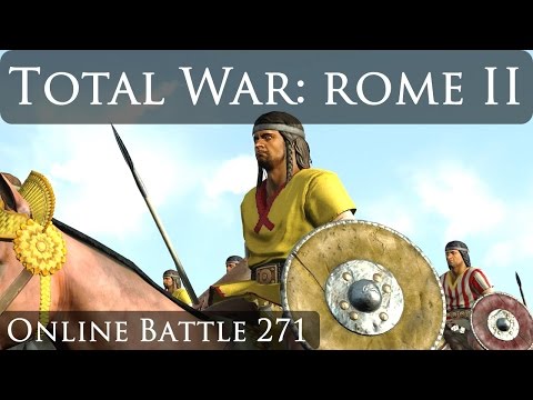 Total War Rome 2 Online Battle Video 271 Lusitani vs Carthage