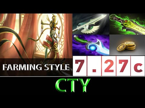 CTY [Naga Siren] Fast Farming Style 865 GPM ► Dota 2 7.27c