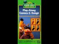 My Sesame Street Home Video Play Along Games Songs