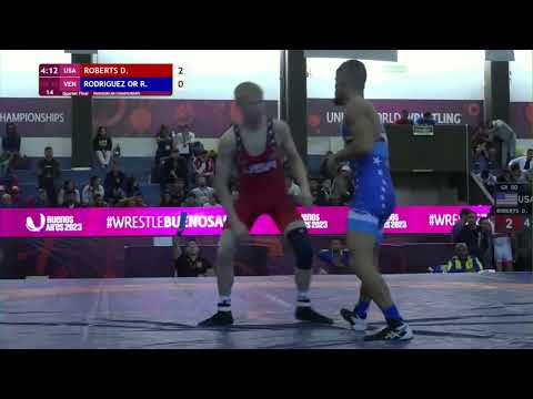 GR 60 KG   QF   Dalton Roberts USA vs  Raiber Jose Rodriguez Oroczo VEN