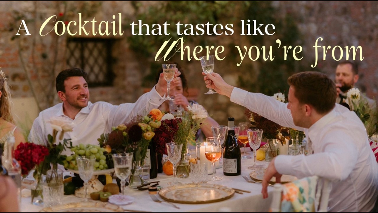 A signature cocktail built for one wedding