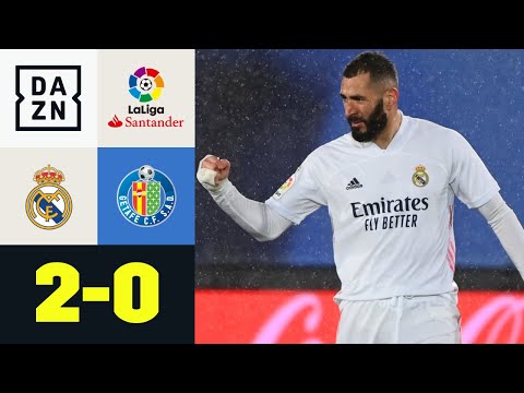 Ohne Ramos und Kroos: Benzema ebnet Sieg der Königlichen: Real Madrid - Getafe 2:0 | LaLiga | DAZN
