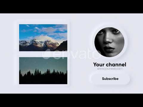 Youtube End Screen - Apple Motion Templates
