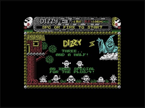 Commodore Plus/4 =+ Dizzy three and a half +=   An Xmas Special   New game 2022
