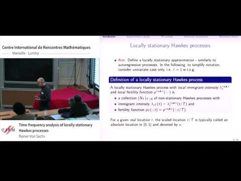 Rainer von Sachs: Time-frequency analysis of locally stationary Hawkes processes