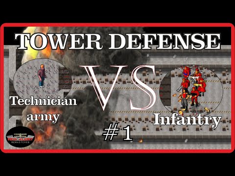 [Tower Defense] C&C Remastered: Red Alert | Technicians VS Infantry Ep. #1