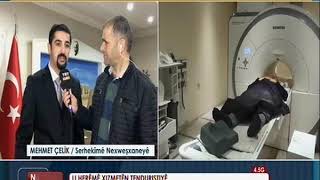 TRT Kurdi Nuçeyen Sibe, Midyat Devlet Hastanesi yapılan çalışmaları Başhekim Meh