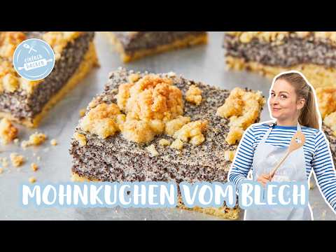 Mohnkuchen vom Blech 👵❤️| Mohnkuchen wie bei Oma | Einfach Backen