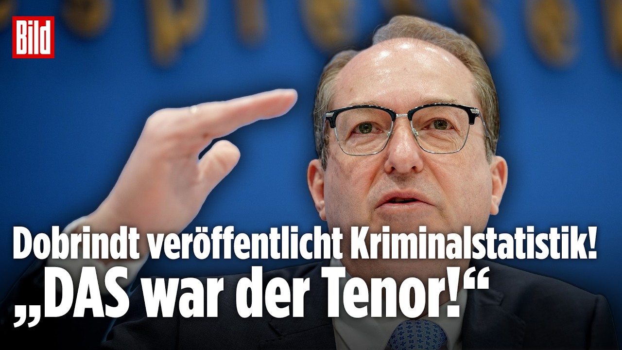 DEUTSCHLAND: Kriminalitätsstatistik vorgestellt! „DAS war hier der Tenor!“ | Vertraulich-Clips