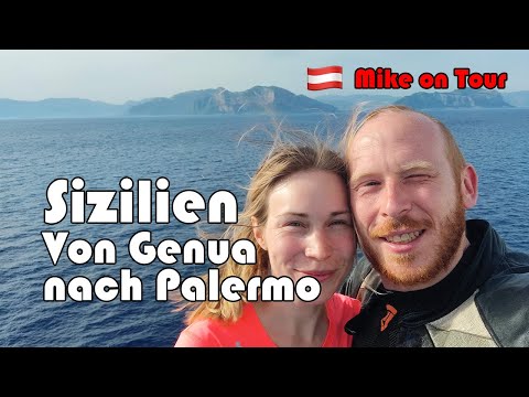 Sicily with motorcycle E02 - GNV FERRY Genoa Palermo. Cabin and EXPENSIVE roaming on the ship?